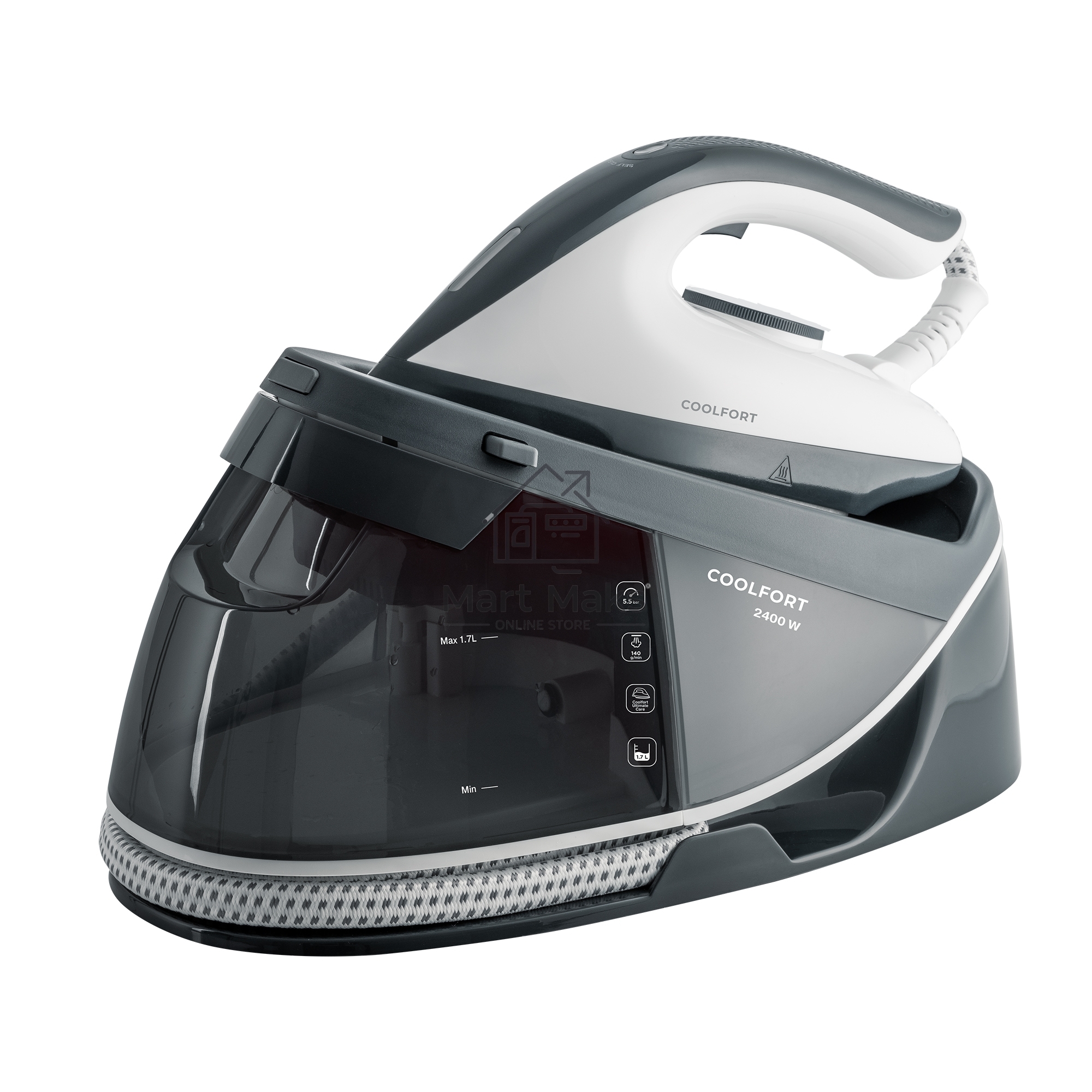 Парогенератор Coolfort CF-3420 2400Вт белый/серый