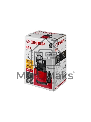 Насос ЗУБР НПЧ-М1-550  мастер м1 погружной дренажный для чистой воды частицы до 5мм 550Вт 160л/мин