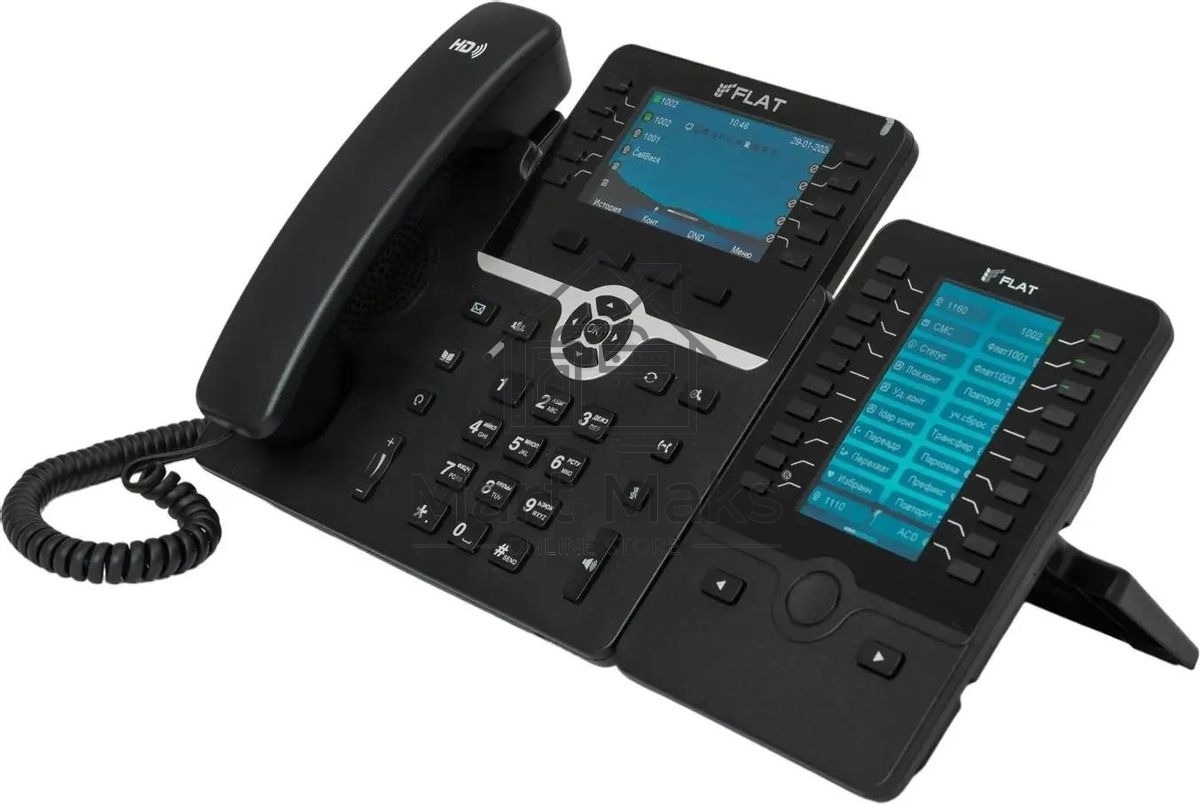 Телефон IP Флат Flat-Phone-B10 черный