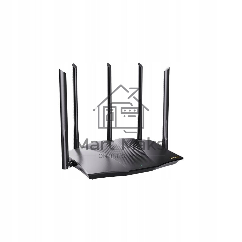 Двухдиапазонный гигабитный Wi-Fi 6 роутер Tenda TX12 Pro AX3000, до 574 Мбит/с на 2,4 ГГц + до 2402 Мбит/с на 5 ГГц