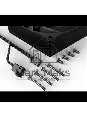 Вентилятор для корпуса ID-COOLING AF-1230-K черный, 120 мм, 2000 об/мин, 31.1 дБ, 4 pin