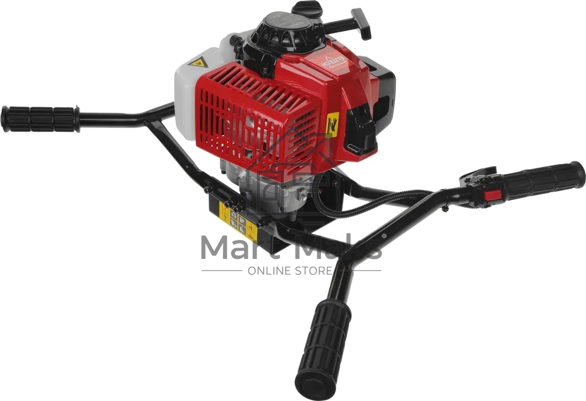 Мотобур Elitech БМ 70Н бытовой 2-х такт. 3.3л.с. 70см3 7500об/мин (177994)
