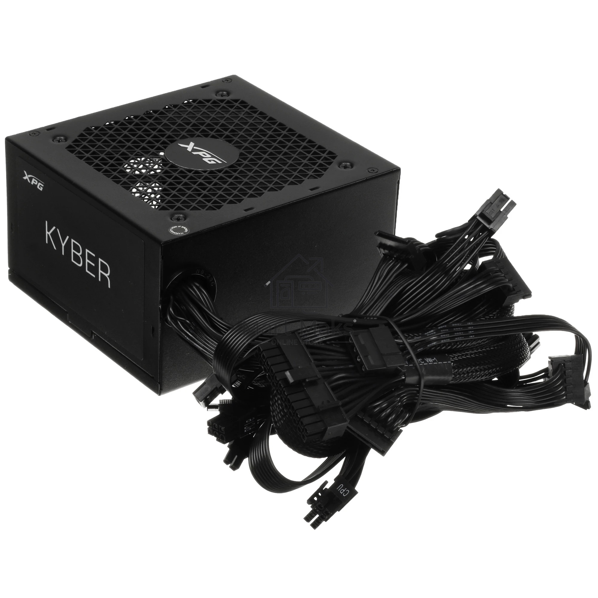 Блок питания ADATA XPG KYBER 650 RTL (KYBER650G-BKCEU), 650Вт, 80 PLUS Gold, 120мм, черный