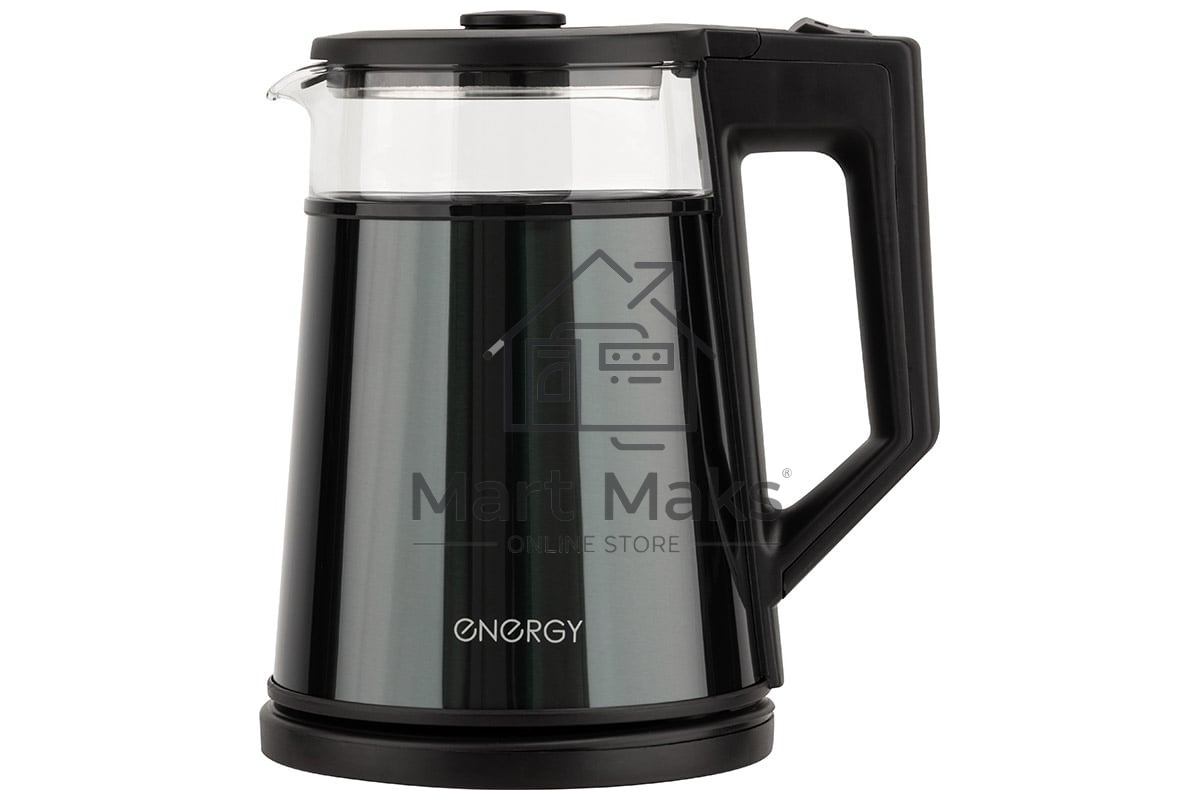 Чайник Energy E-200 (1,2 л, диск), метал. корпус