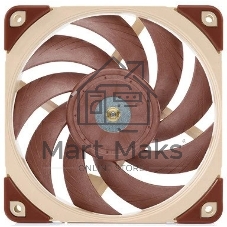 Вентилятор корпусной Noctua NF-A12x25 5V PWM, 120x25 мм, 0-1900 об/мин, 21.4 дБ, 4-pin PWM, 96.2 м³/ч, бежево-коричневый