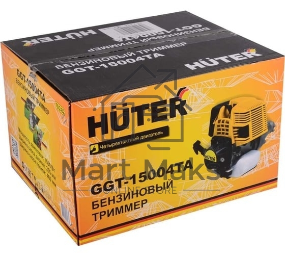 Триммер бензиновый Huter GGT-15004ТA 1500Вт неразбор.штан. реж.эл.:леска/нож (в компл.:Защитные очки)