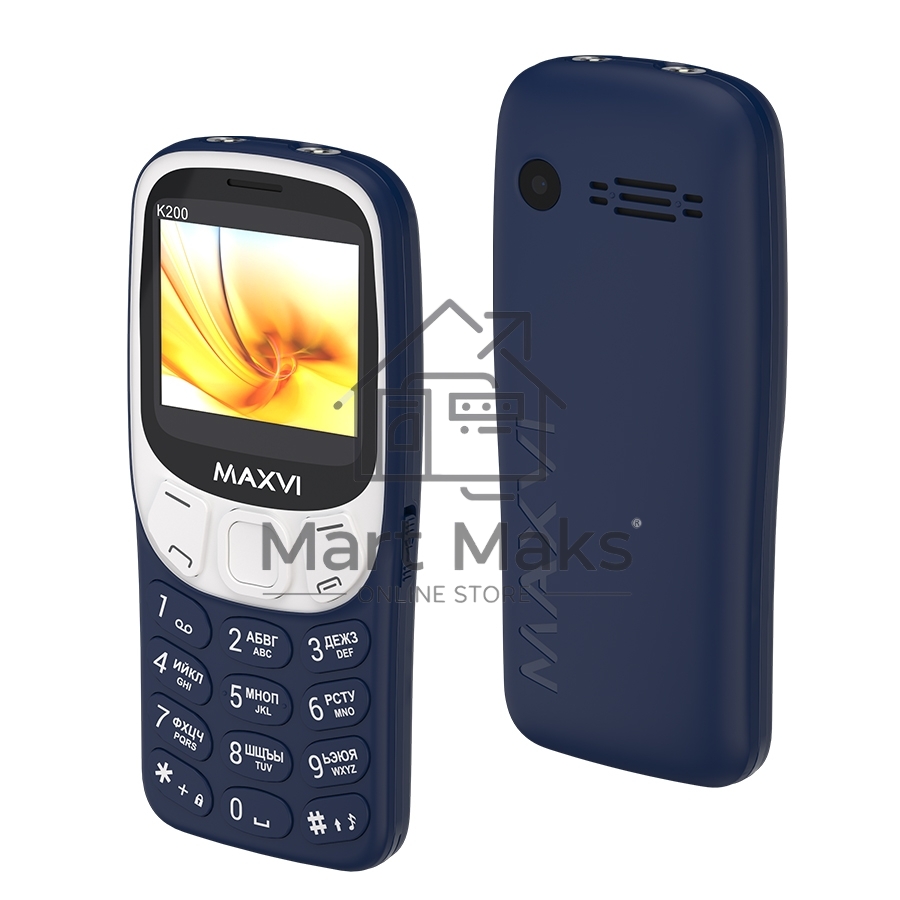 Мобильный телефон Maxvi K200 blue