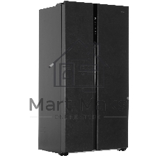 Холодильник Haier HRF541DY7RU серый двухкамерный 337/167л морозилка сбоку, No Frost, Side by Side