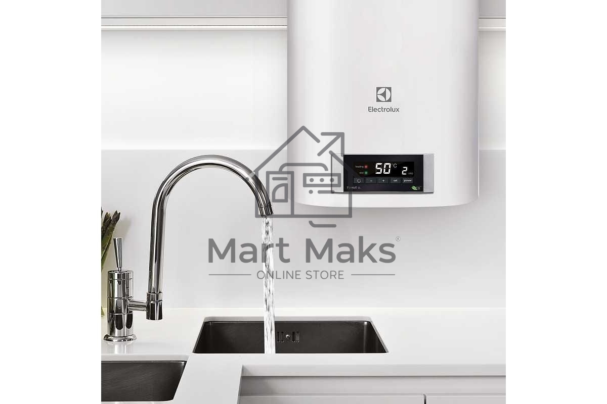 Водонагреватель накопительный Electrolux EWH 80 Formax DL, 2 кВт., электронное упр., горизонтальное/вертикальное размещение