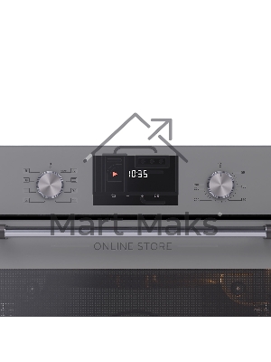 Духовой шкаф электрический LEX EDP 680 GR MAX, встраиваемый, серый