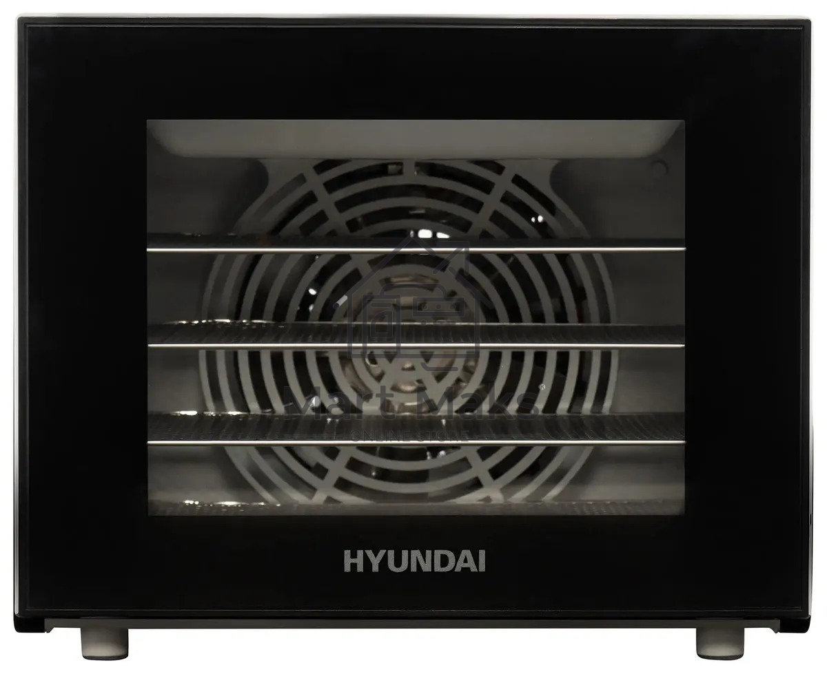 Сушка для фруктов и овощей Hyundai HYFD-1204 8под. 400Вт черный