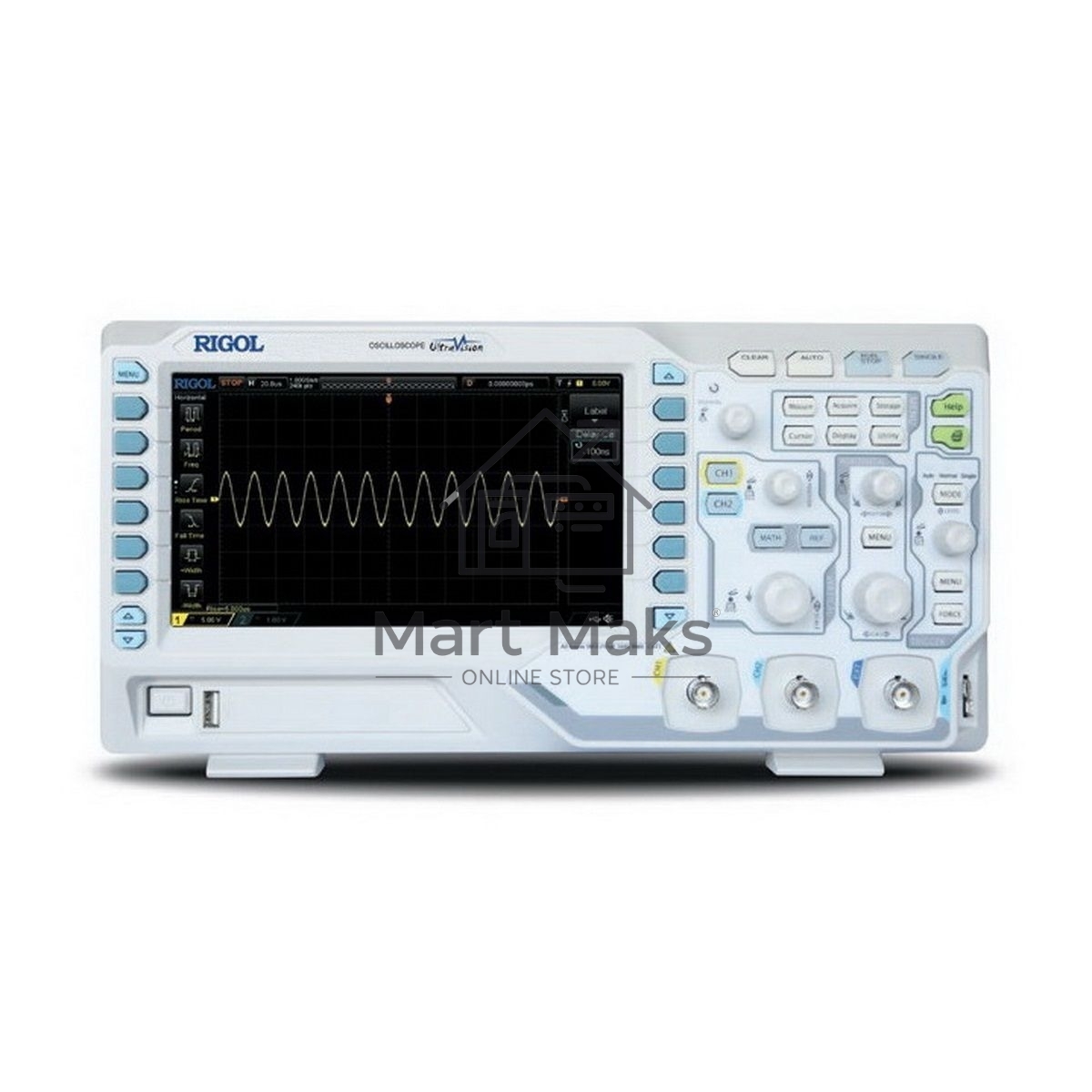 Осциллограф Rigol 200 MHz, 1 GSa/s, 24 Mpts, 2 Ch + 1 EXT