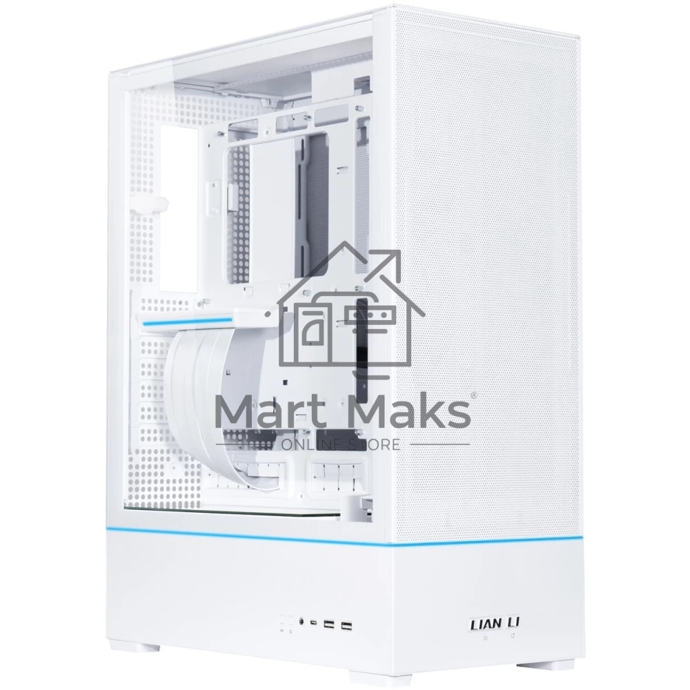 Компьютерный корпус MidiTower Lian Li SUP 01 белый RGb (ATX, без БП, ARGB, 2xUSB3.2 Type-A + USB3.2 Type-C) (G99.SUP01W.00)