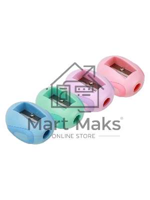 Точилка для карандашей ручная Deli MiYou EH550, 1 отверстие, пластик, ассорти, туба