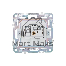 Розетка с/з без защитных шторок 16А IEK SKANDY SK-R05Gr серый