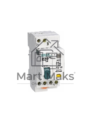 Выключатель автоматический дифференциального тока 1Р+N 32А 30мА тип AC х-ка С ДИФ-102 4,5кА Диф. автомат 1Р+N 32А 30мА тип AC х-ка С ДИФ-102 4,5кА