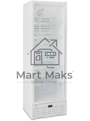 Холодильная витрина Бирюса 521RDNQ белый однокамерный 545 л