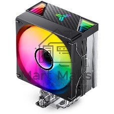 Кулер для процессора Jonsbo CR-1000 V3 PRO ARGB Black, 120 мм, алюминий/медь, 800-1800 об/мин, 17.4-33.2 дБ, 4-pin PWM, 230 Вт, высота 157 мм, ARGB