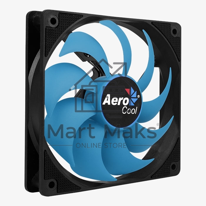Вентилятор для корпуса AeroCool/Formula Motion 12 Plus черный, 120 мм, 1200 об/мин, 22.1 дБ, 3 pin
