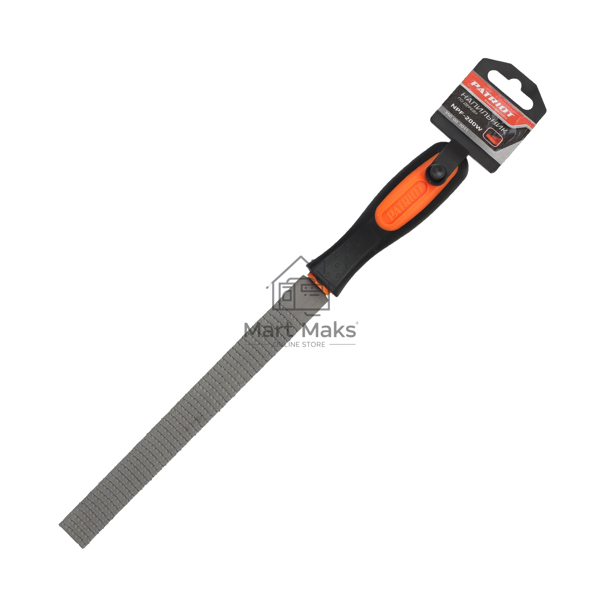 Напильник PATRIOT NPF-200W плоский по дереву 200мм