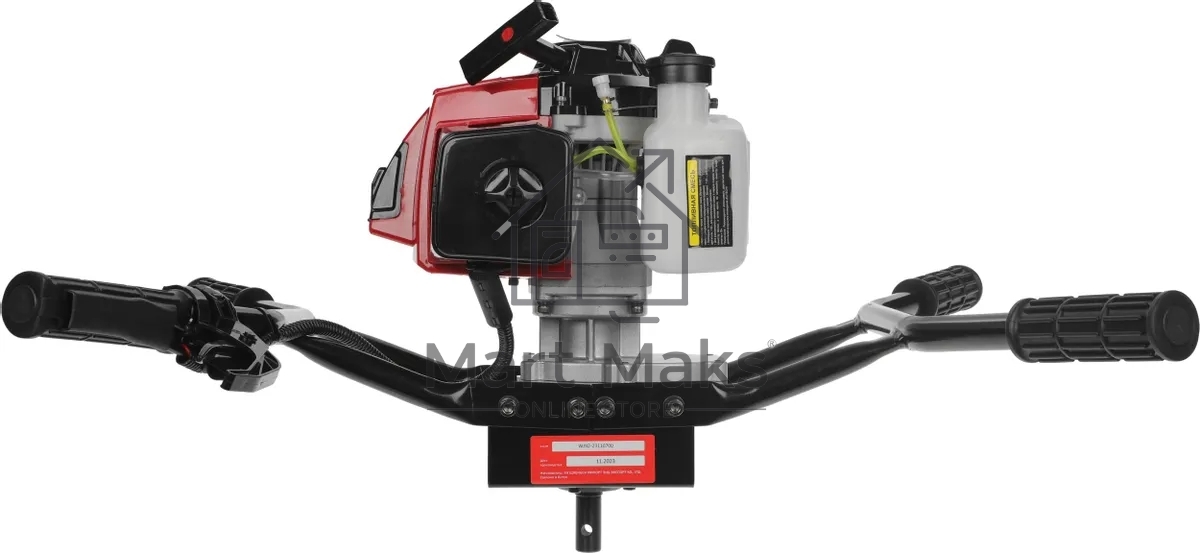 Мотобур Elitech БМ 70Н бытовой 2-х такт. 3.3л.с. 70см3 7500об/мин (177994)