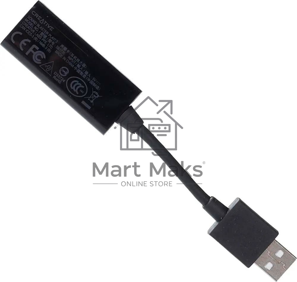 Звуковая карта Creative USB Sound Blaster Play! 3 2.0 Ret