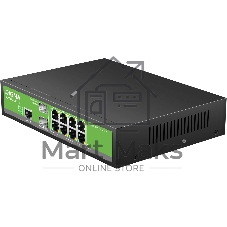 Коммутатор Digma DSP708G-2S-T135, 8×1 Гбит/с + 2×1 Гбит/с SFP, управляемый