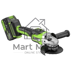 Углошлифовальная машина Greenworks GD24AG 10500об/мин рез.шпин.:M14 d=125мм (3200207CUG)