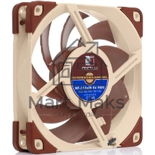 Вентилятор корпусной Noctua NF-A12x25 5V PWM, 120x25 мм, 0-1900 об/мин, 21.4 дБ, 4-pin PWM, 96.2 м³/ч, бежево-коричневый