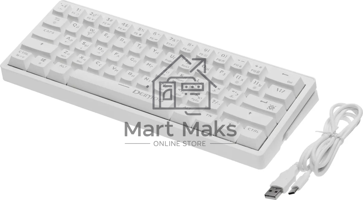 Клавиатура Defender Deimos GK-303 проводная, USB, белый
