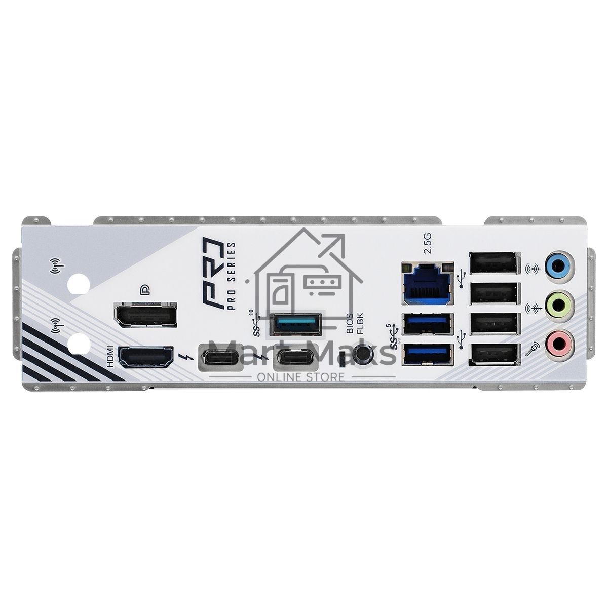 Материнская плата ASROCK Z890 PRO RS, LGA1851, Intel Z890, 4xDDR5, 4xSATA, 4xM.2, 1xPCIe 5.0 x16, 2xThunderbolt 4, 1xUSB-A 3.2 Gen 2, 6xUSB-A 3.2 Gen 1, 4xUSB 2.0, 1xHDMI, 1xDP, 1x2.5Gb LAN, 3x3.5 мм, 7.1, ATX