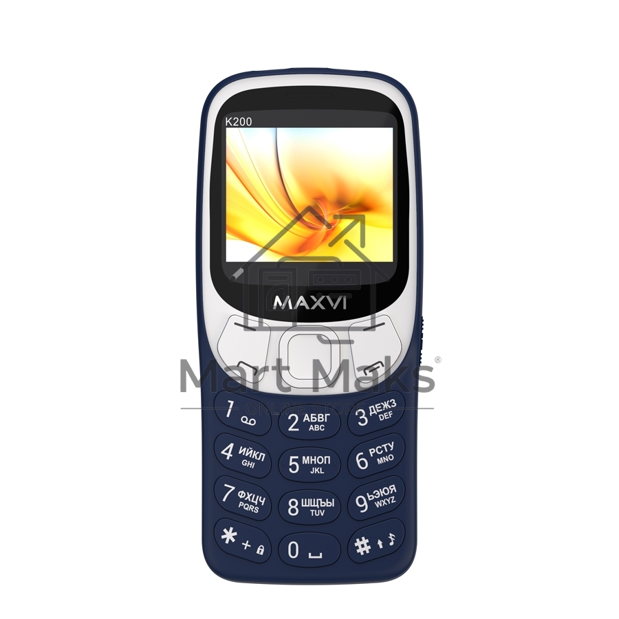 Мобильный телефон Maxvi K200 blue
