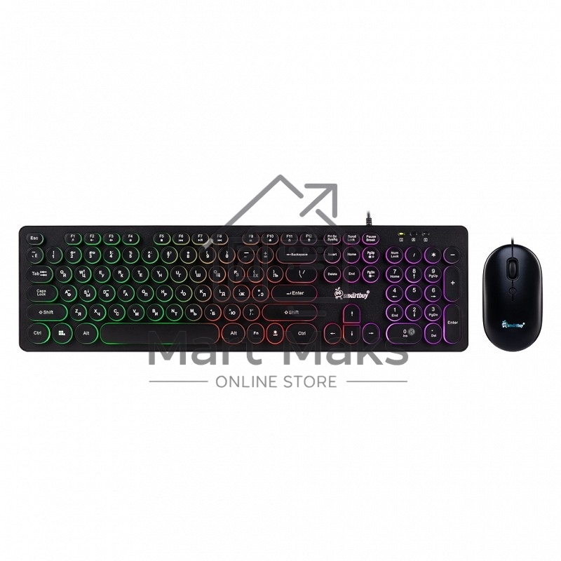 Комплект клавиатура+мышь Smartbuy (SBC-328327-K) ONE 328327 черный