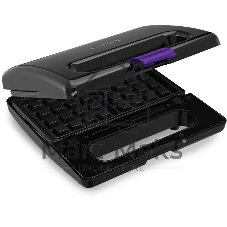 Вафельница Kitfort КТ-3611 800Вт черный/фиолетовый