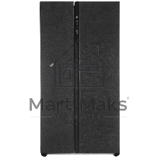 Холодильник Haier HRF541DY7RU серый двухкамерный 337/167л морозилка сбоку, No Frost, Side by Side