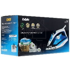 Утюг BBK ISE-2201 темно-синий, 2200 Вт, 30 г/мин, 100 г/мин, 270 мл