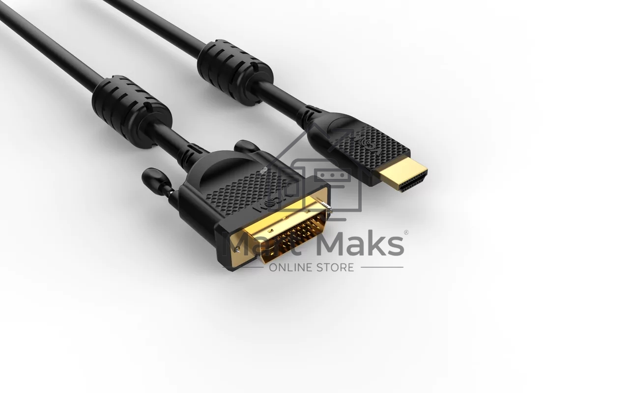 Кабель HDMI AM/DVI(24+1)M, 1.8м, CU, 1080P@60Hz, 2F, VCOM <CG484GD-1.8M>