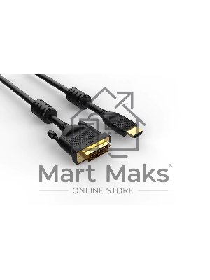 Кабель HDMI AM/DVI(24+1)M, 1.8м, CU, 1080P@60Hz, 2F, VCOM CG484GD-1.8M