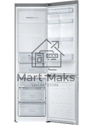 Холодильник Samsung RB37A5200SA серебристый двухкамерный 269/118 л морозилка снизу