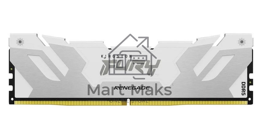 Оперативная память Kingston Fury Beast, DDR5, 16GB (1x16GB), 7200MHz, CL38, DIMM, с радиатором, белый