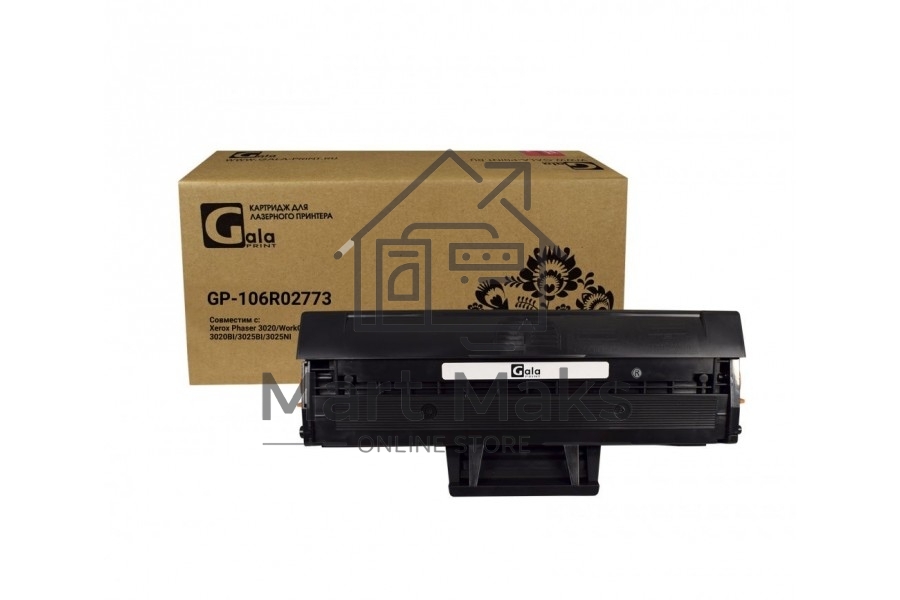 Картридж GalaPrint GP-106R02773 черный (1500 стр) для Xerox Phaser 3020/WorkCentre 3025/3020BI/3025BI/3025NI (для аппаратов, выпущенных после 01.07.2017)