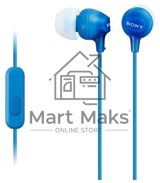 Наушники Sony MDR-EX14AP синий
