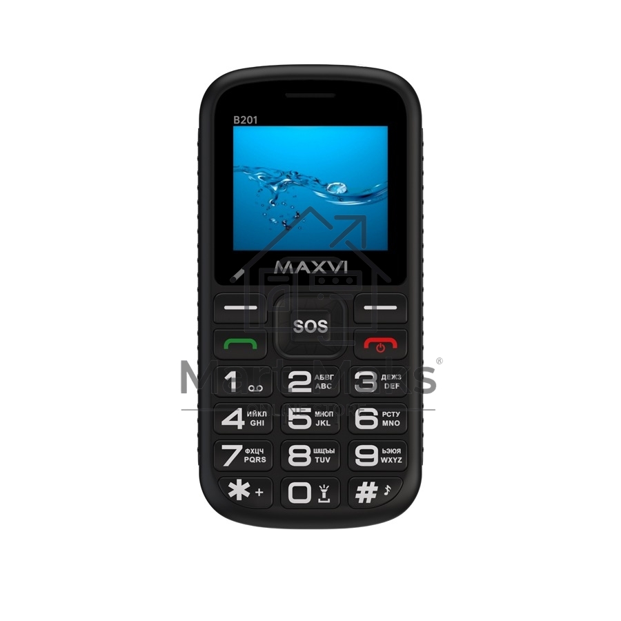 Мобильный телефон Maxvi B201 черный