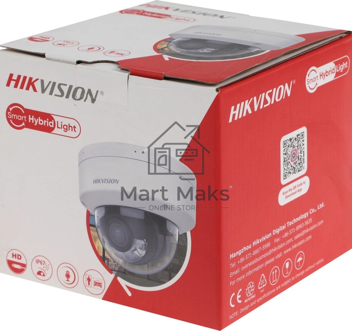 Камера видеонаблюдения IP Hikvision DS-2CD1123G2-LIU (2.8 MM) 2.8-2.8мм цв. корп.:белый