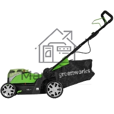 Газонокосилка аккумуляторная GreenWorks G24X2LM41k8, 24 В, 4 Ач и ЗУ