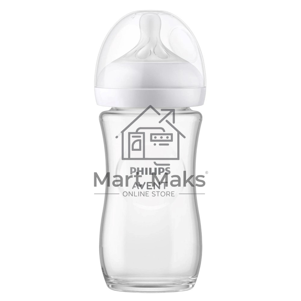 Бутылочка для кормления Philips SCY933/01 Avent NATURAL Response 250 мл, 1 шт, стекло
