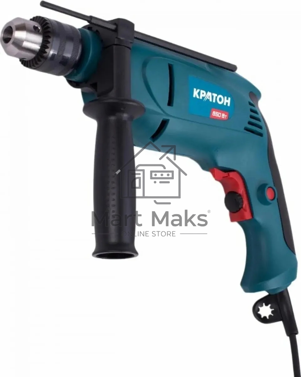 Дрель ударная Кратон PD-850 850Вт ключевой реверс (3 02 01 010)