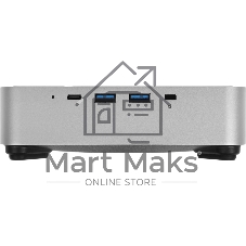Мини ПК Chuwi AuBox Core i9 13900HK (2.6) 16Gb SSD 512Gb Iris Xe Windows 11 Pro 2x2.5GbitEth WiFi BT 120W серебристый/черный