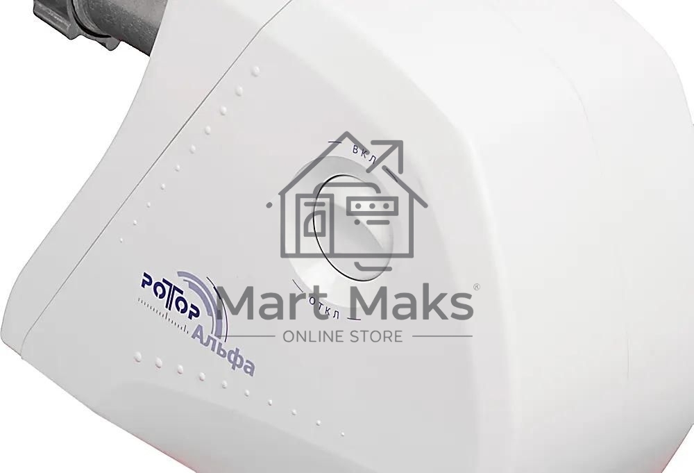 Мясорубка электрическая Ротор ЭМШ 35/250-3 белый, 1500 Вт, 0.6 кг/мин, реверс, защита от перегрузки, насадки - 4