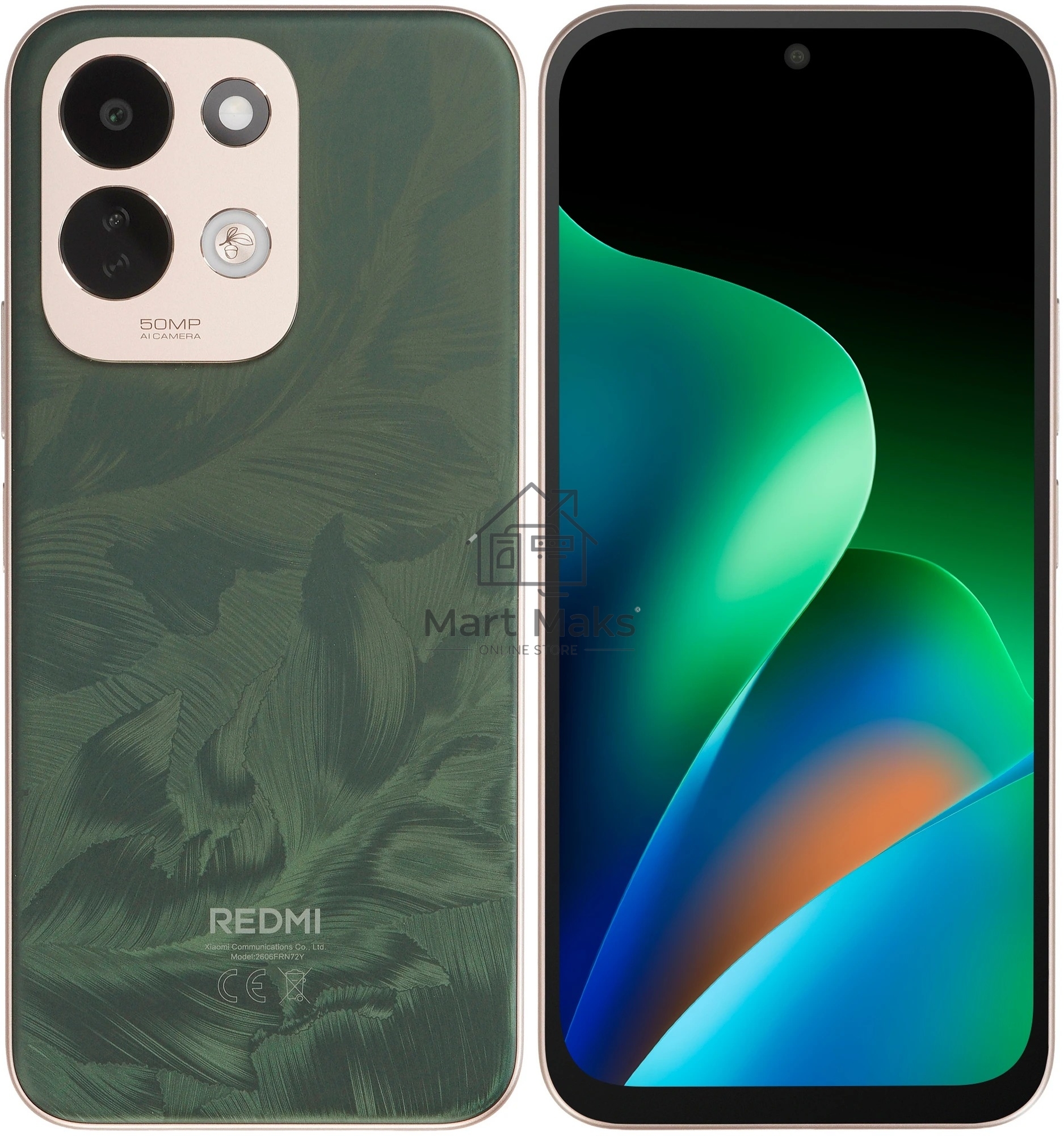 Смартфон Xiaomi Redmi 17 4Gb, 128Gb зеленый